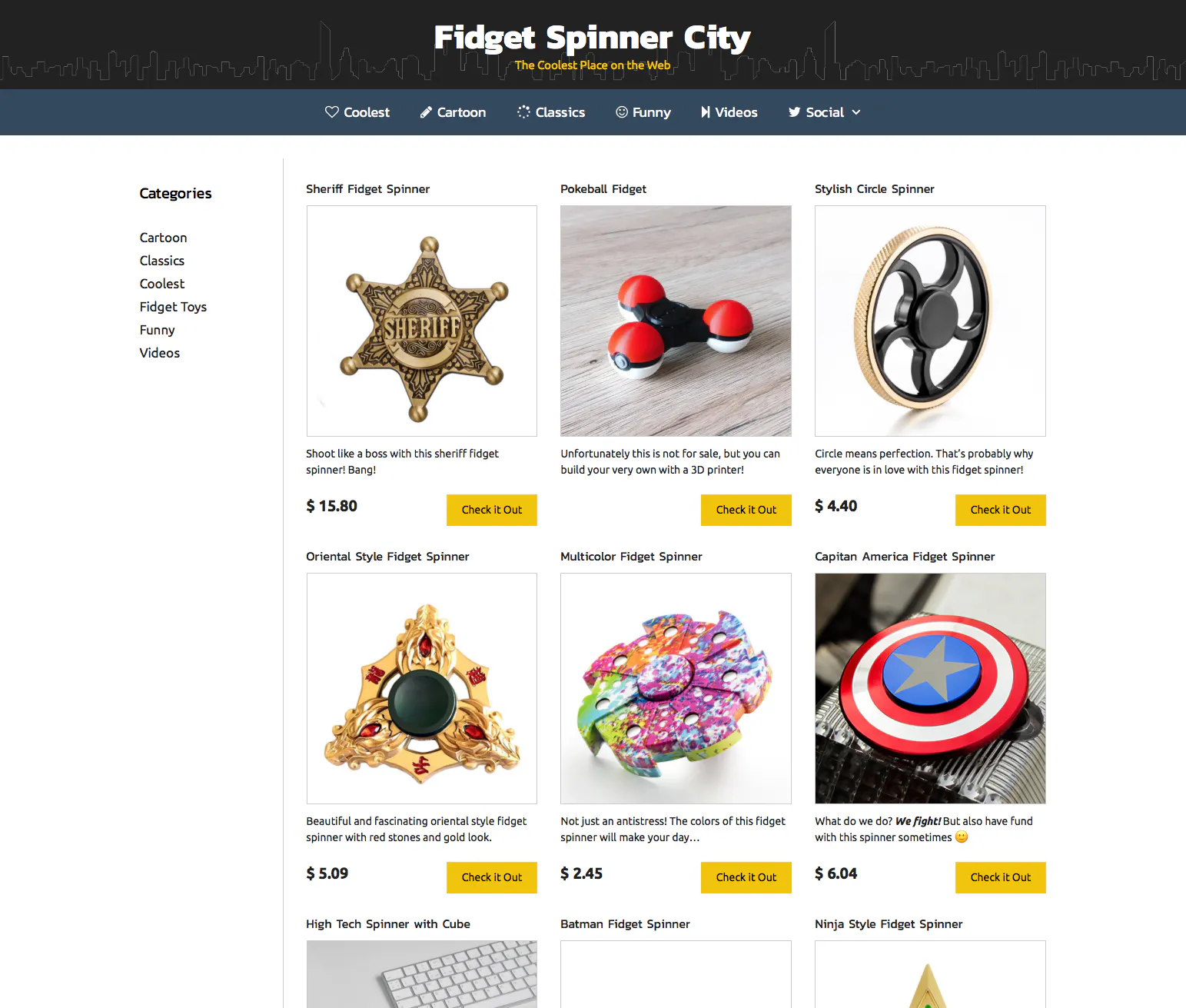 Fidget Spinner City