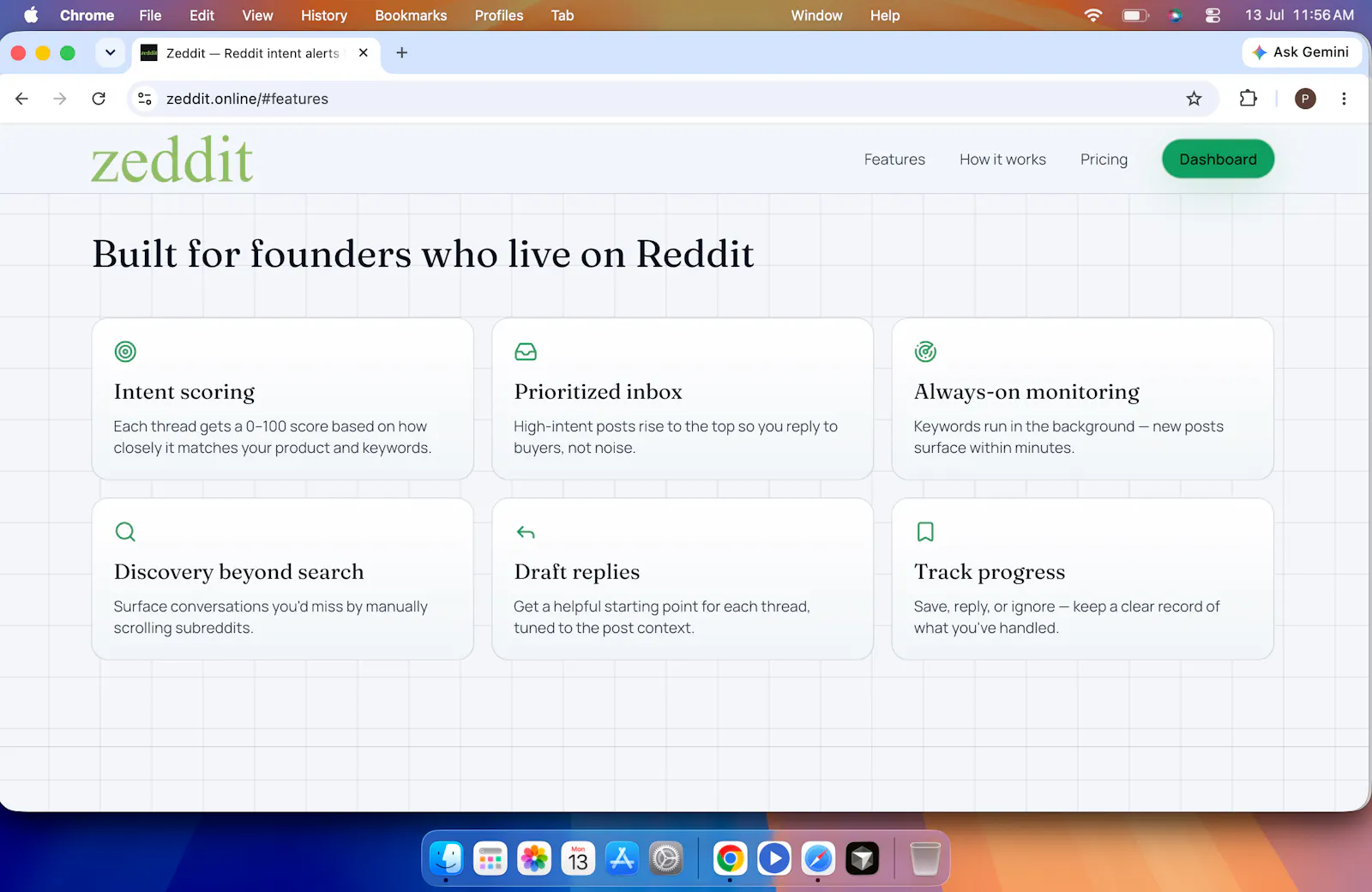 Zeddit—Reddit intent alerts for founders screenshot 4