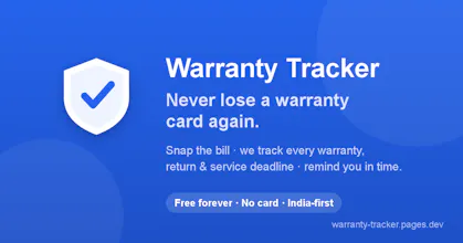 Warranty Tracker gallery image