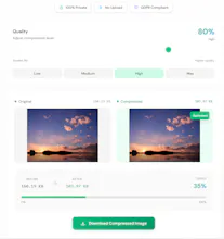 PrivaImage — Private Image Compression gallery image