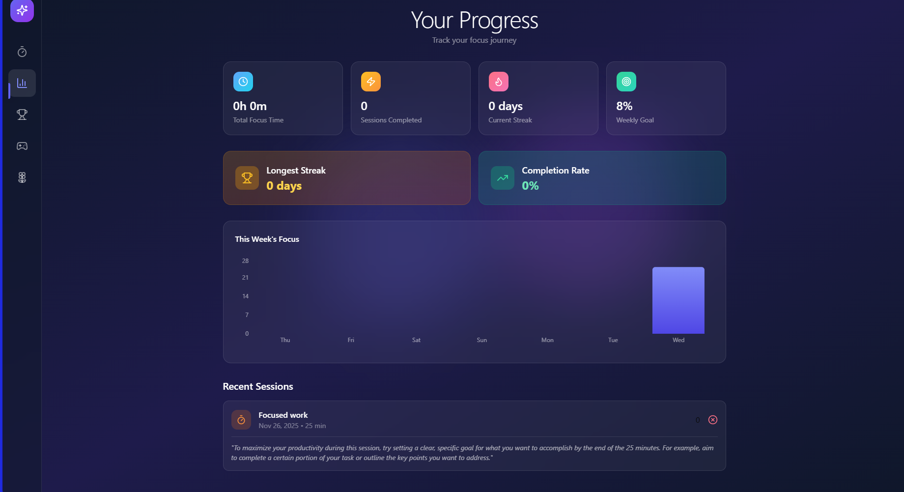 Focus Blocks  - Screenshot 2 showing product features and functionality