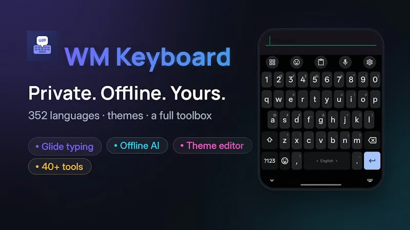 WM Keyboard screenshot 1 (video preview)
