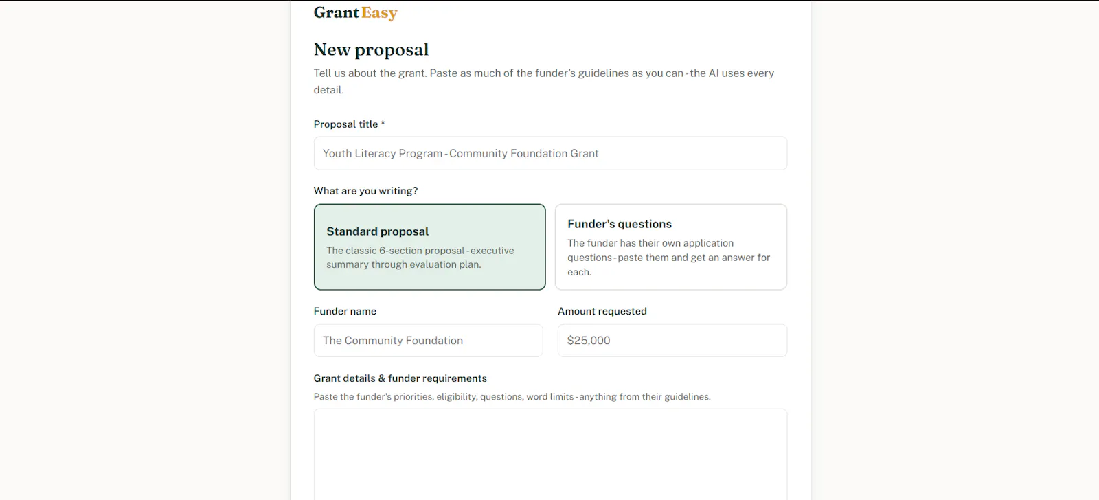 GrantEasy screenshot 4