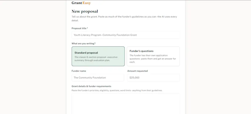 GrantEasy screenshot 4