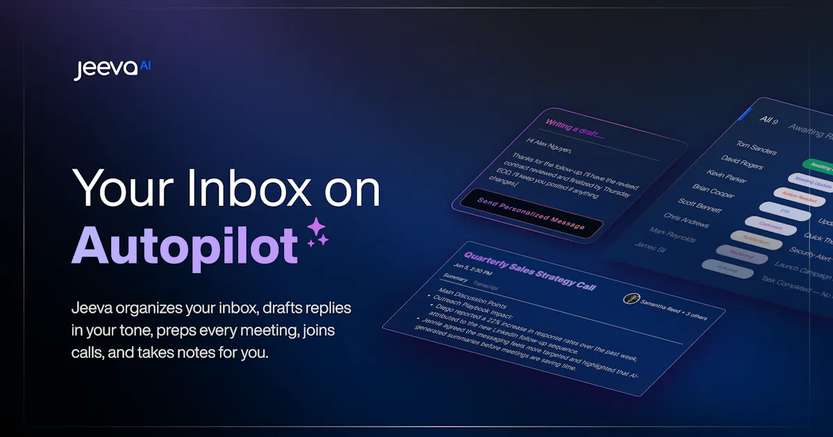 AI Email Assistant By Jeeva AI