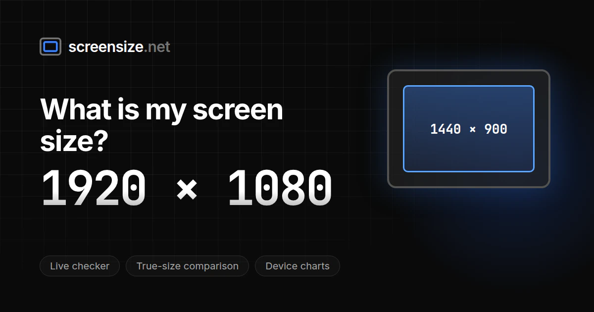 ScreenSize.net 截图