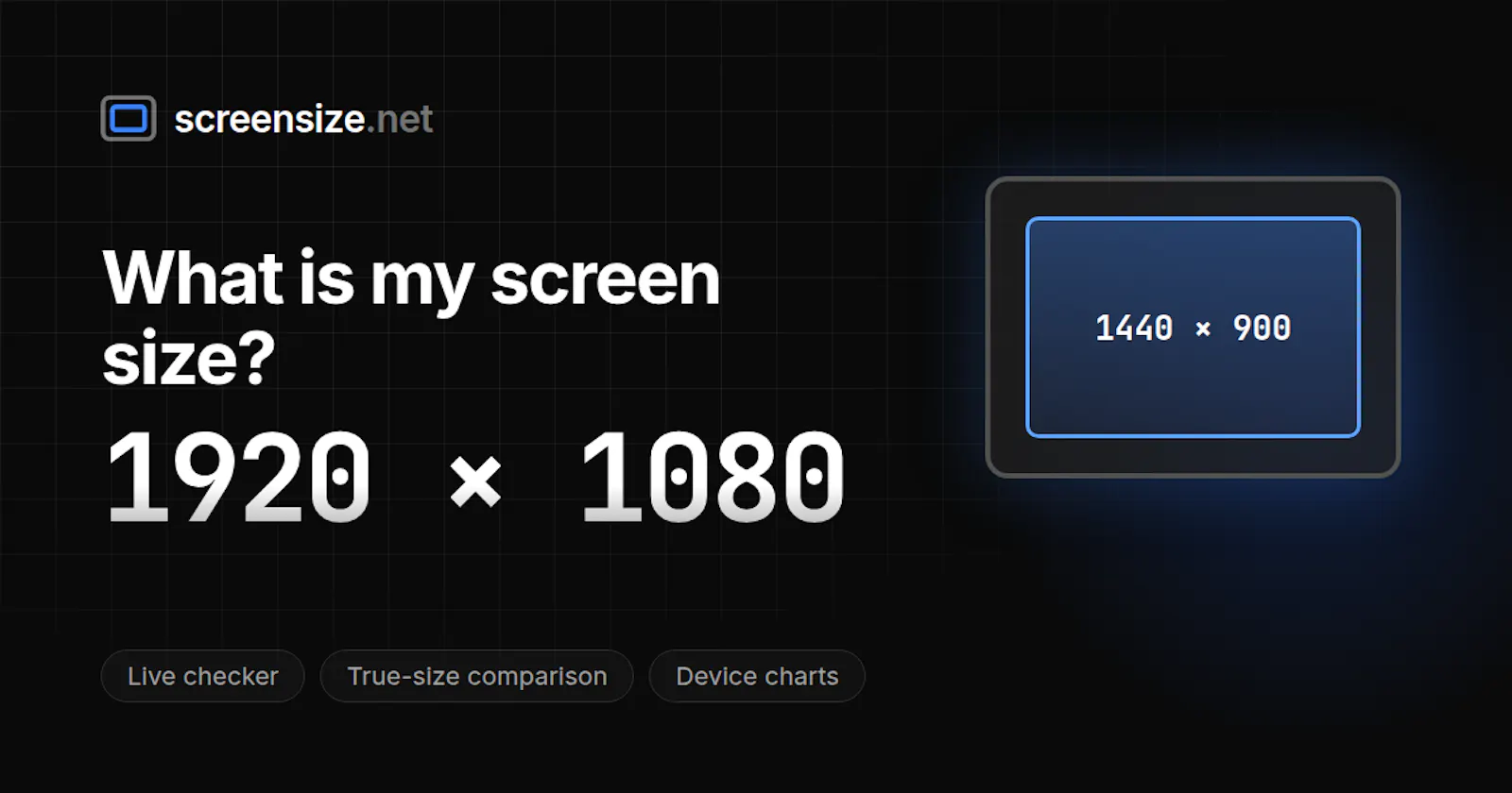 ScreenSize.net screenshot 1