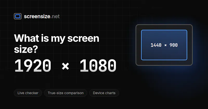 ScreenSize.net screenshot 1