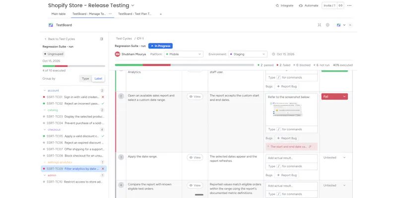 TestBoard screenshot 4
