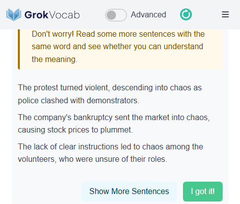 grokvocab - Ditch Flashcardsเรียนรู้คำศัพท์ตามธรรมชาติ media 3