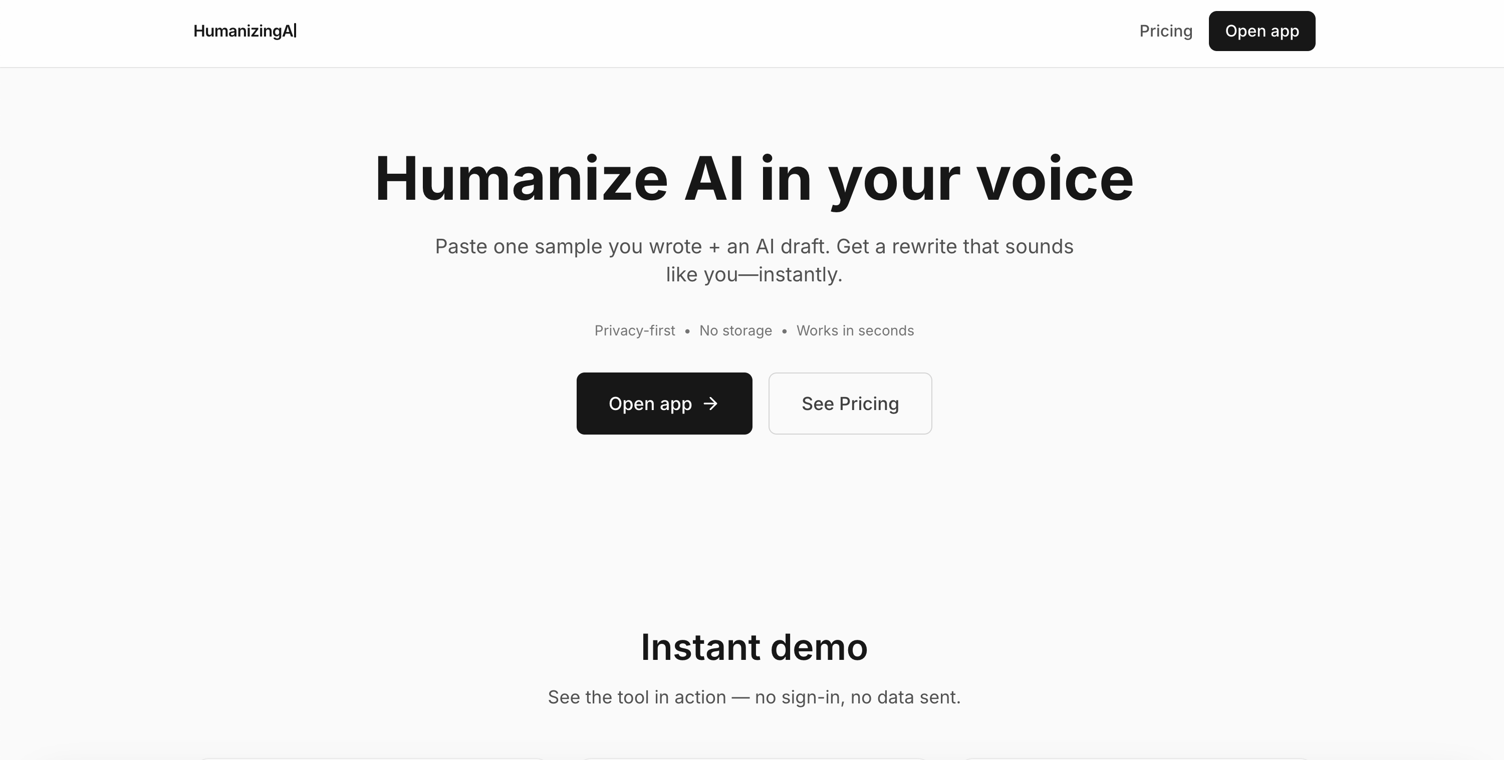 Humanizing AI