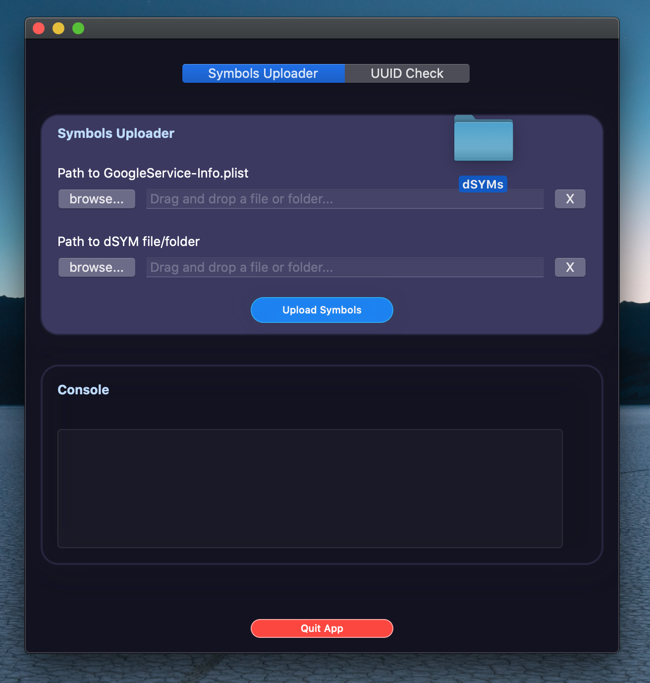 SymbolsUploader gallery image