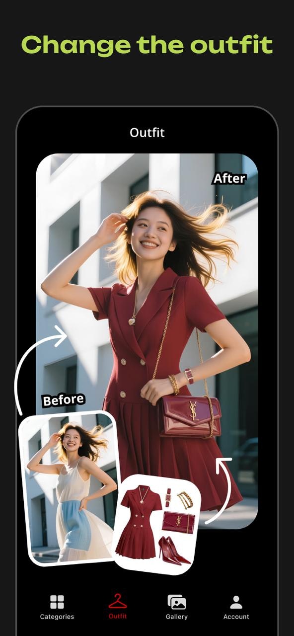 Mídia 5 de STNI: Eu Foto e Vídeo - Transforme suas selfies em Polaroids assustadoras e chiques com magia de IA