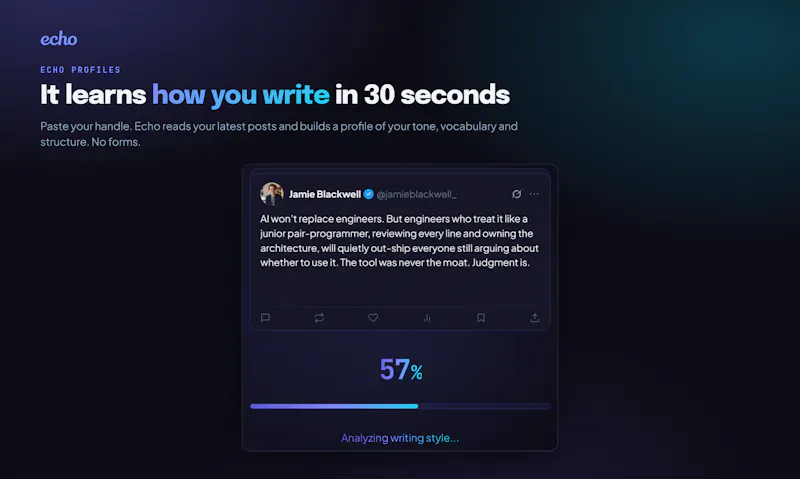Echo screenshot 2