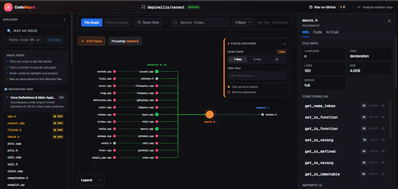 Code map ai screenshot 2