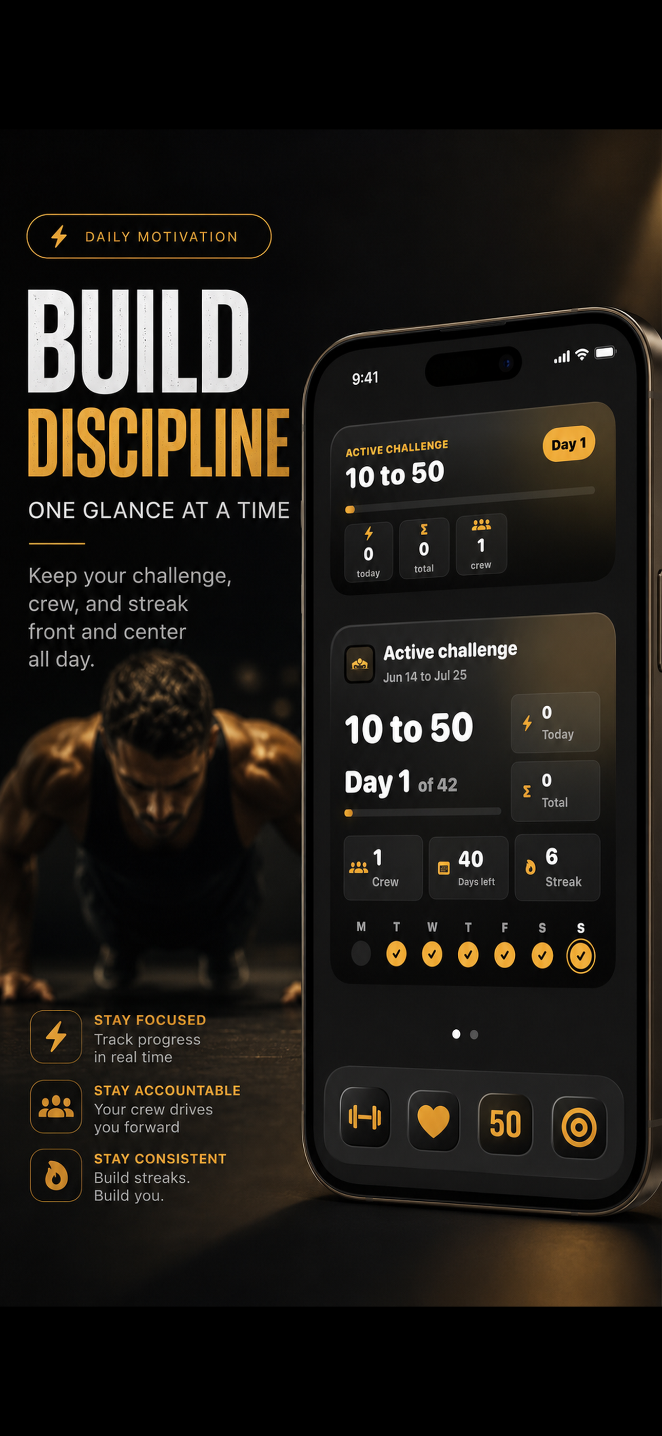 PushMax: AI Camera push up counter gallery image