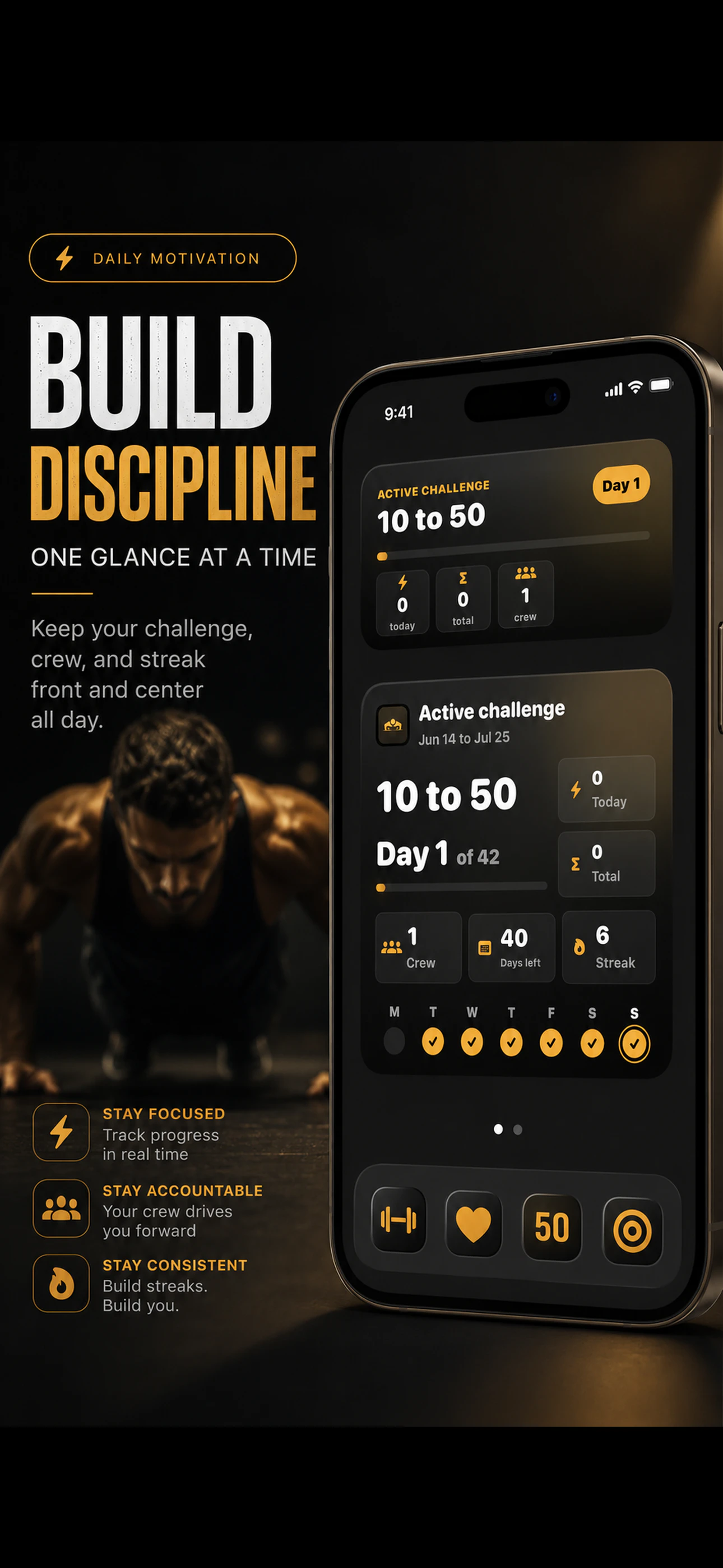 PushMax: AI Camera push up counter 截图 3