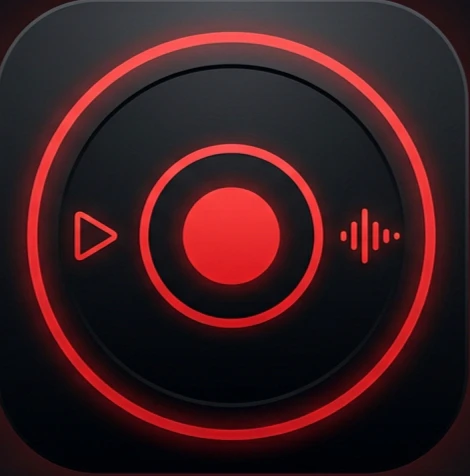 Black Screen Record logo