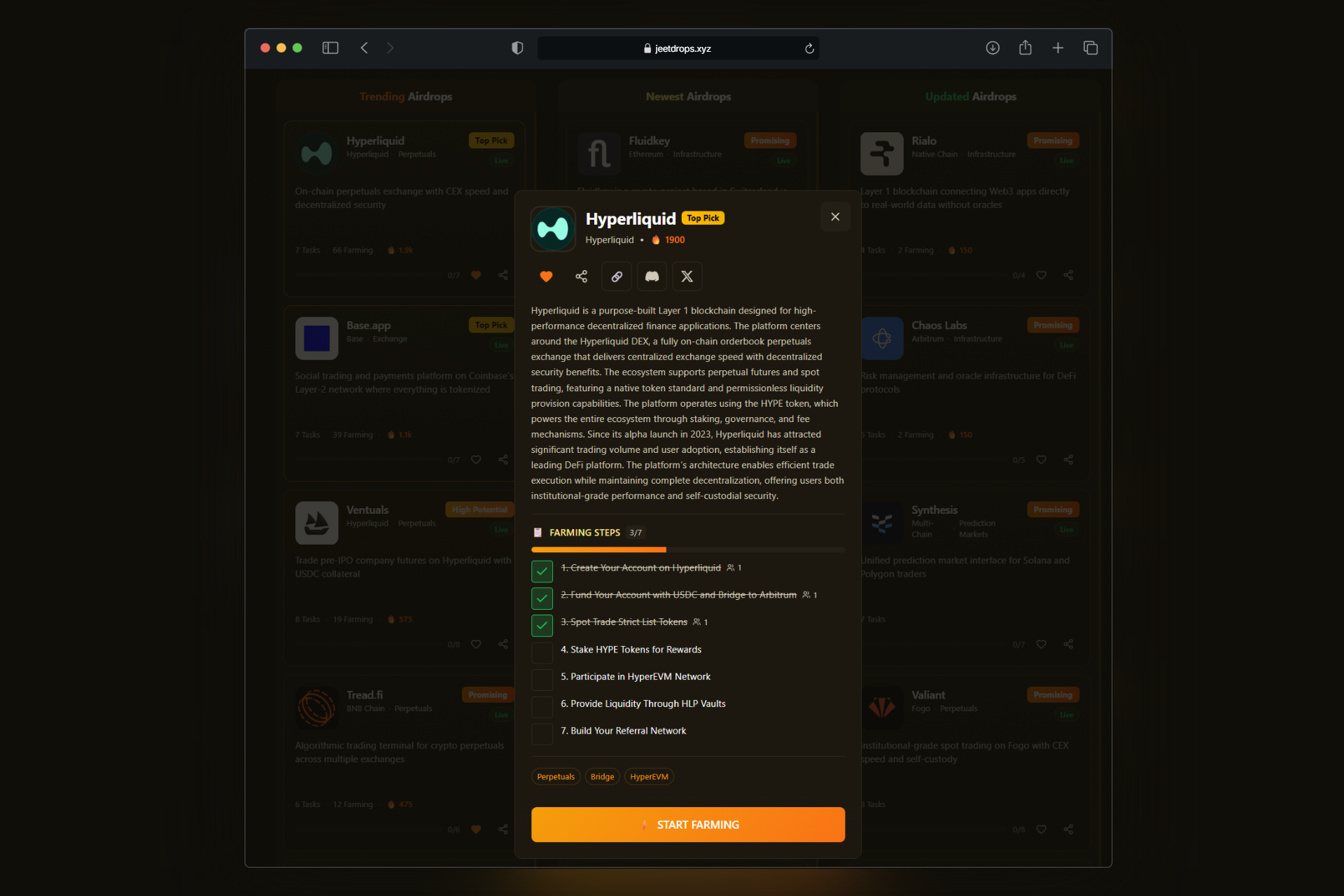 Jeetdrops - Screenshot 3 showing product features and functionality