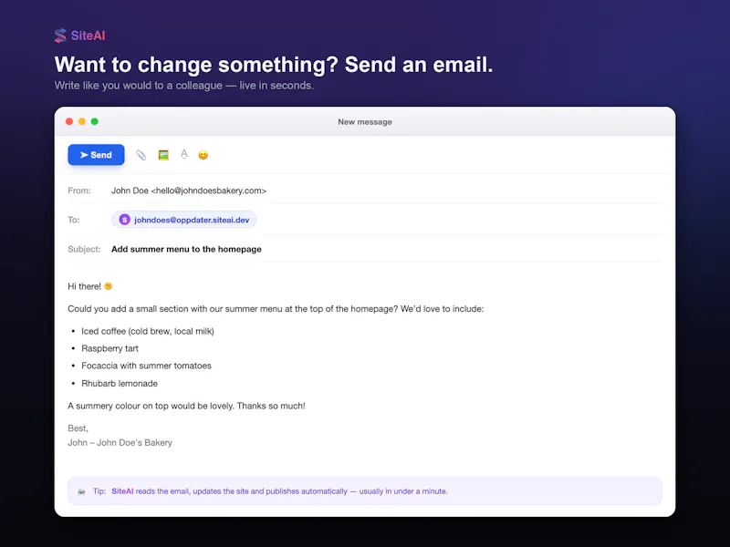 SiteAI screenshot 3