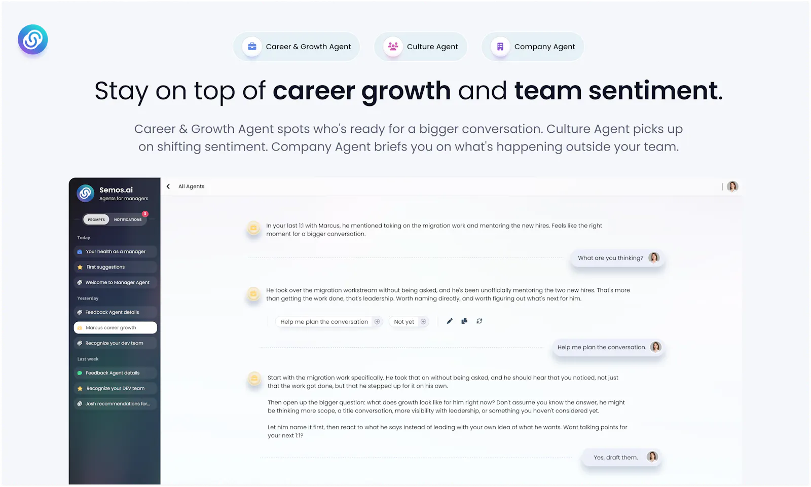 Semos.ai Manager Agents screenshot 5