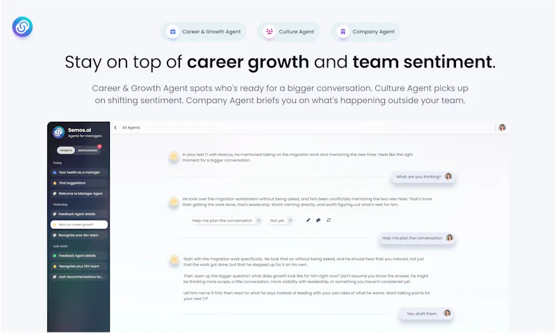 Semos.ai Manager Agents screenshot 5