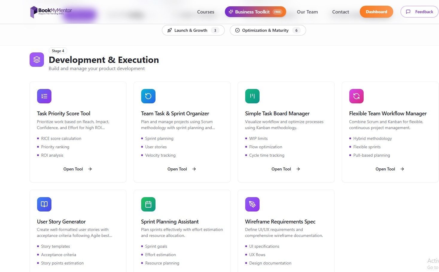 Book My Mentor - Screenshot 4 showing product features and functionality