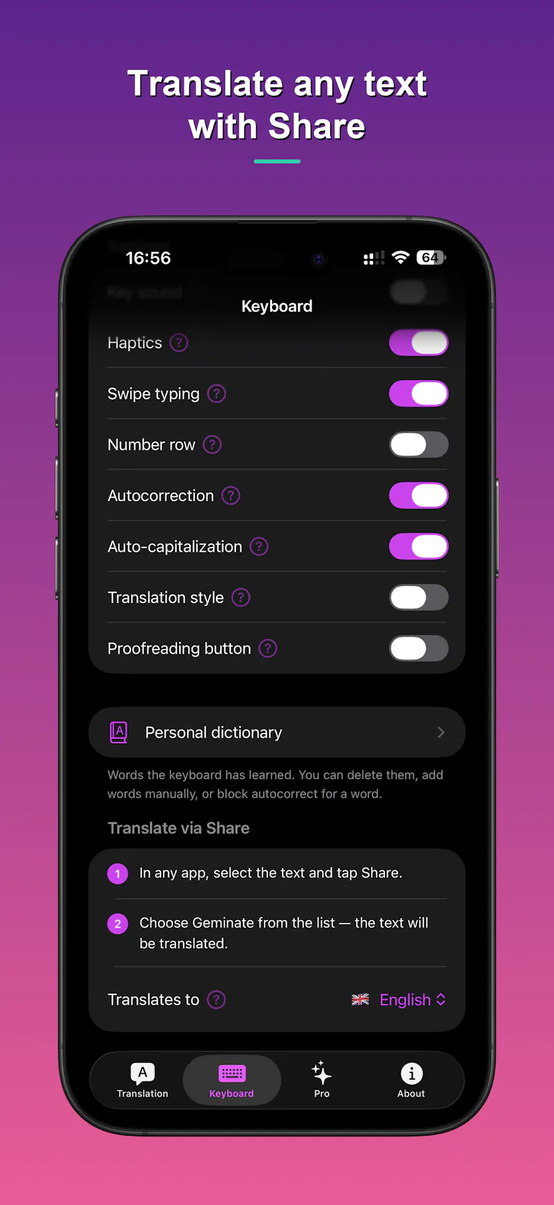 Geminate screenshot 5