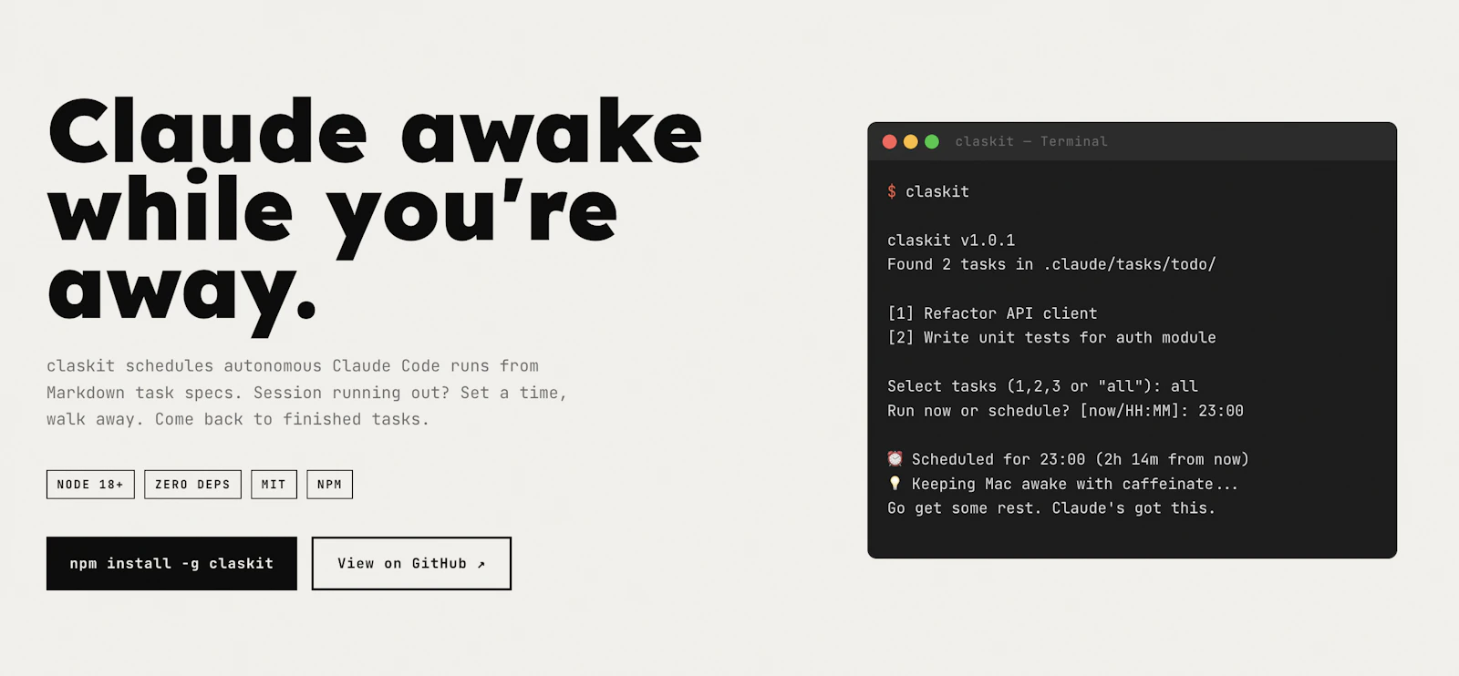 Claskit screenshot 2