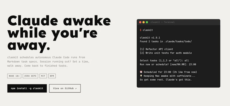 Claskit screenshot 2
