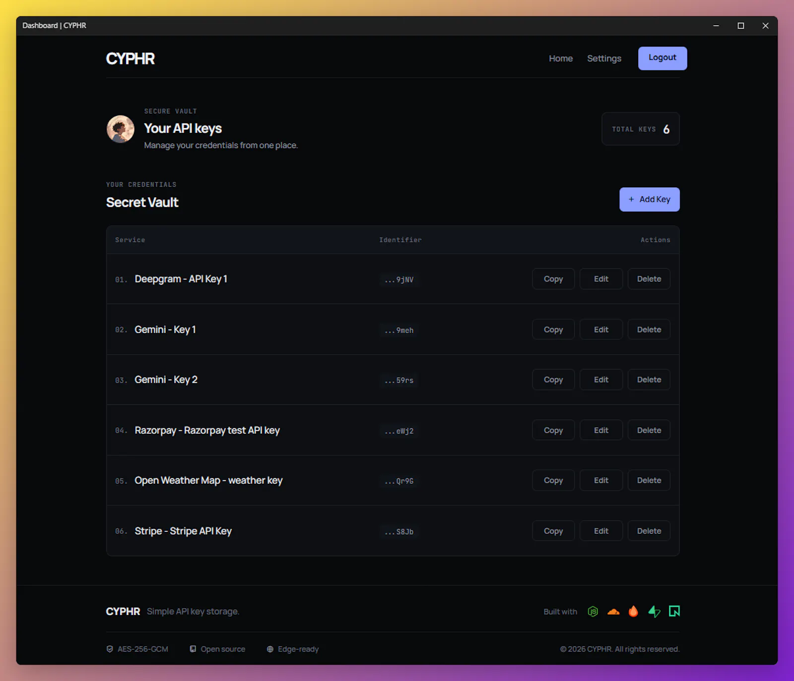 CYPHR screenshot 2