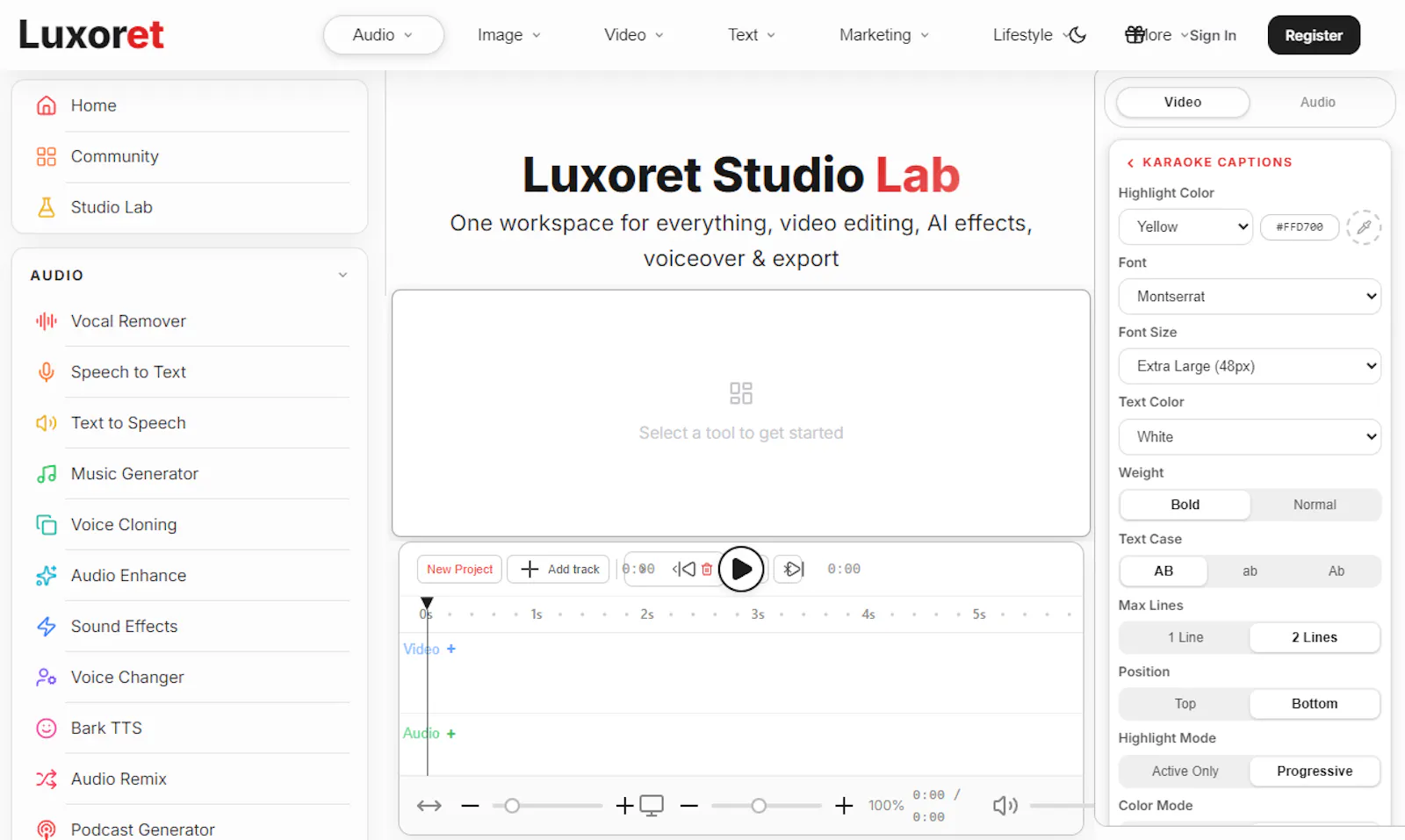 Luxoret screenshot 2