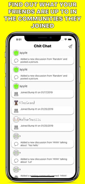 Bump It! - Live Commmunity iOS App gallery image