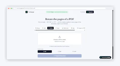 Vaultpage — 8 PDF tools. 100% Private gallery image