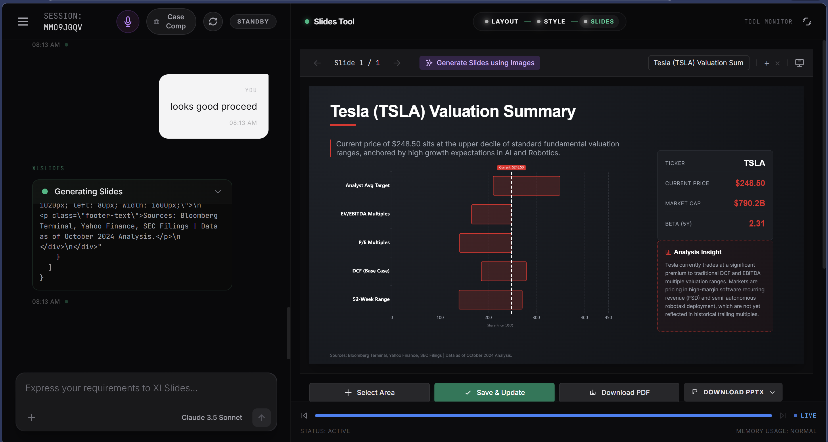 XLSlides - Screenshot 3 showing product features and functionality
