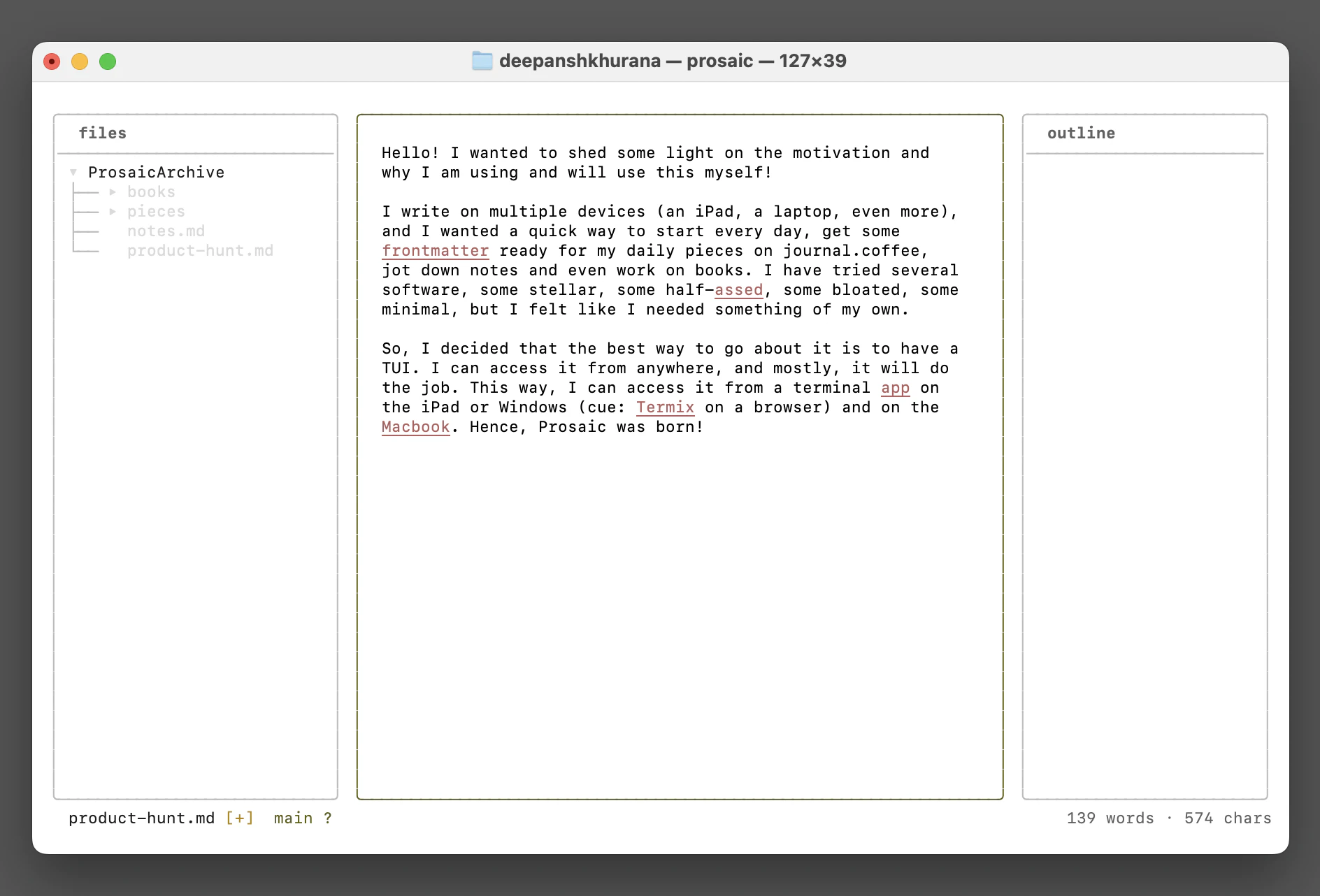 Prosaic screenshot 7