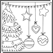 Lovely Cute Christmas Coloring,Cozy Kids gallery image