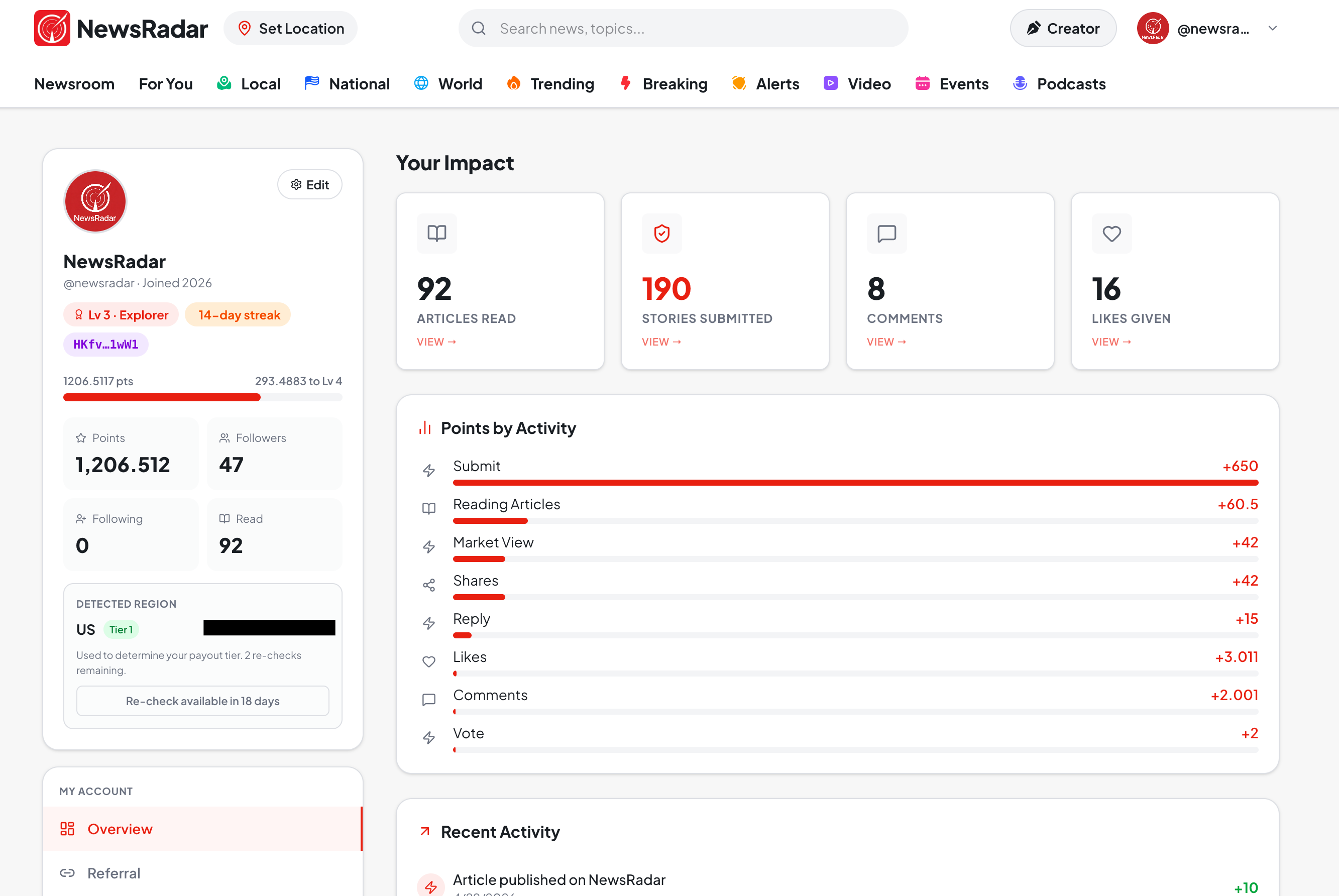 NewsRadar gallery image