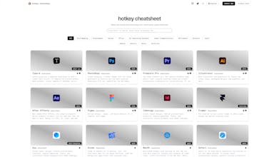 hotkey cheatsheet gallery image