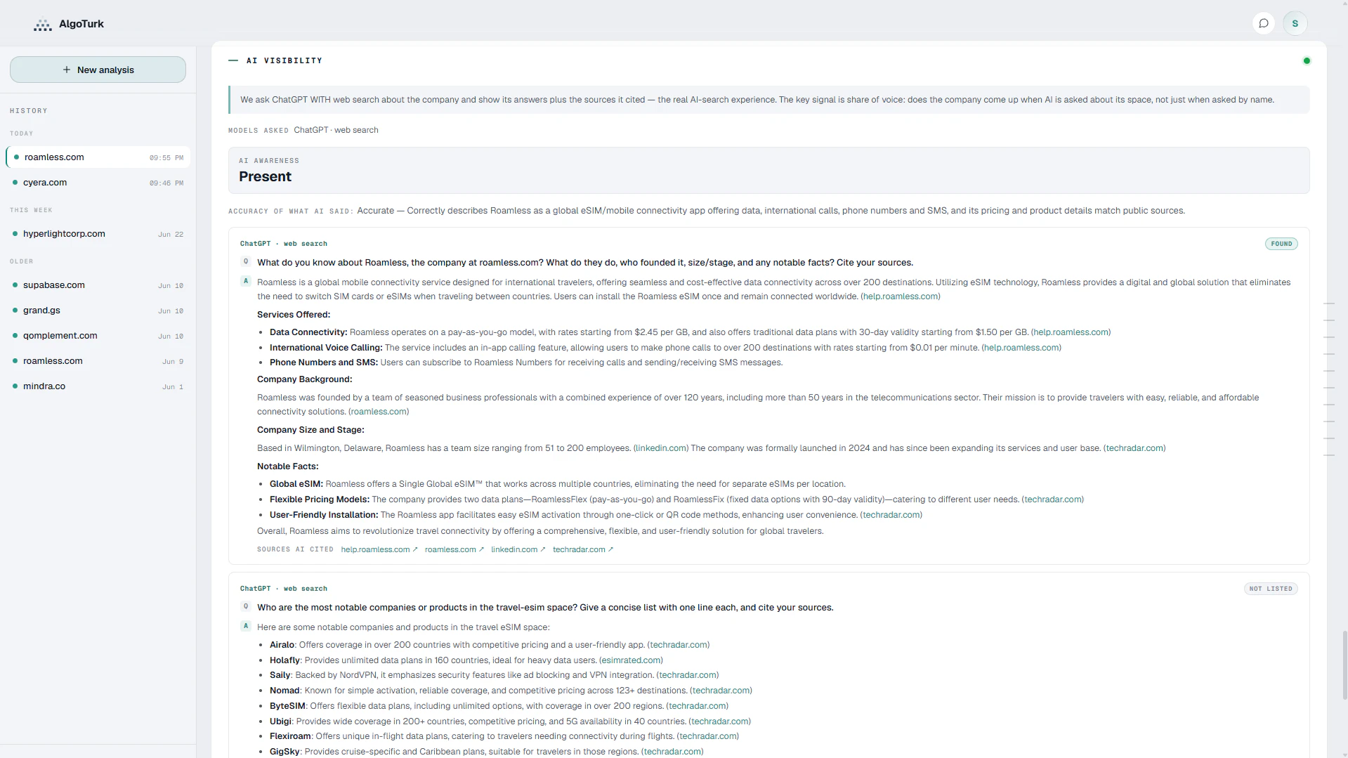 AlgoTurk - Research Agent for Startups gallery image