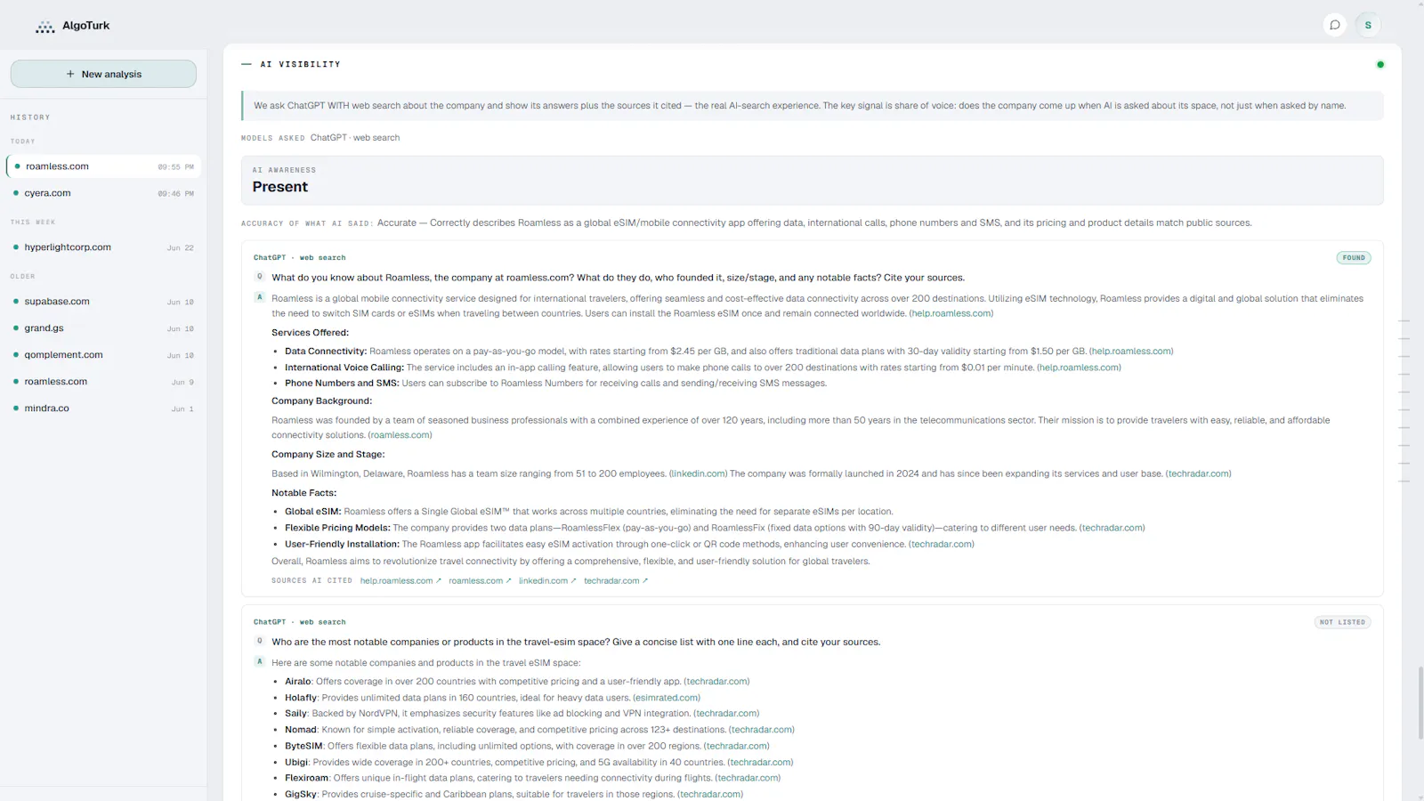 AlgoTurk - Research Agent for Startups screenshot 15