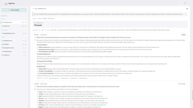 AlgoTurk - Research Agent for Startups screenshot 15