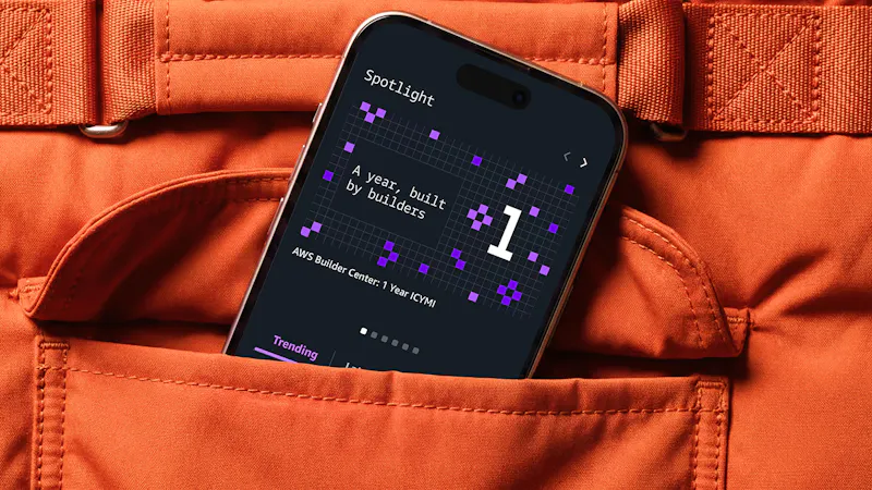 AWS Builder app screenshot 1