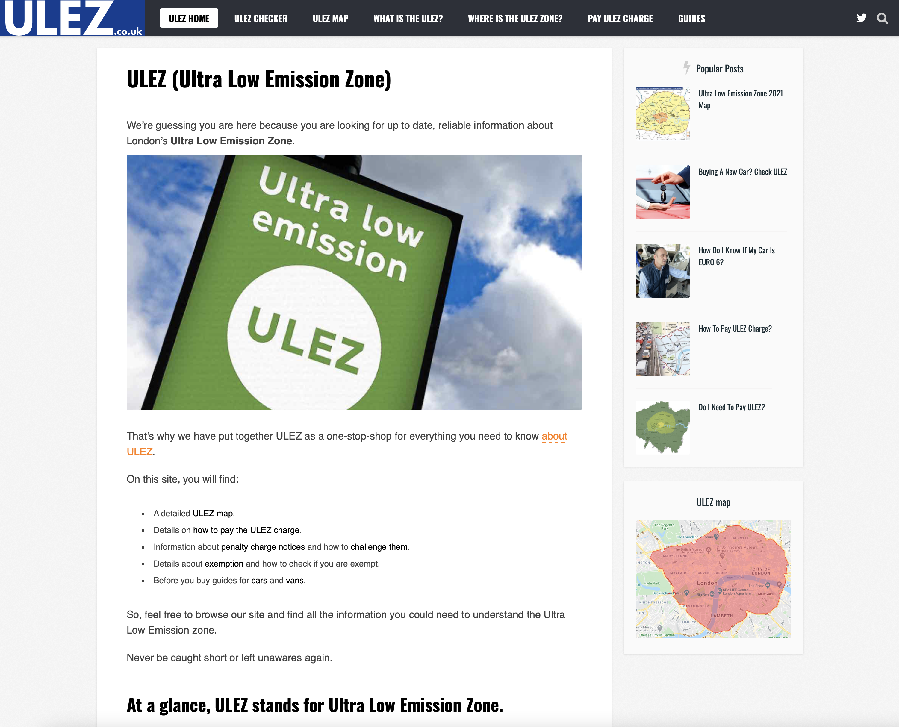 ULEZ Checker Product Information, Latest Updates, and Reviews 2024