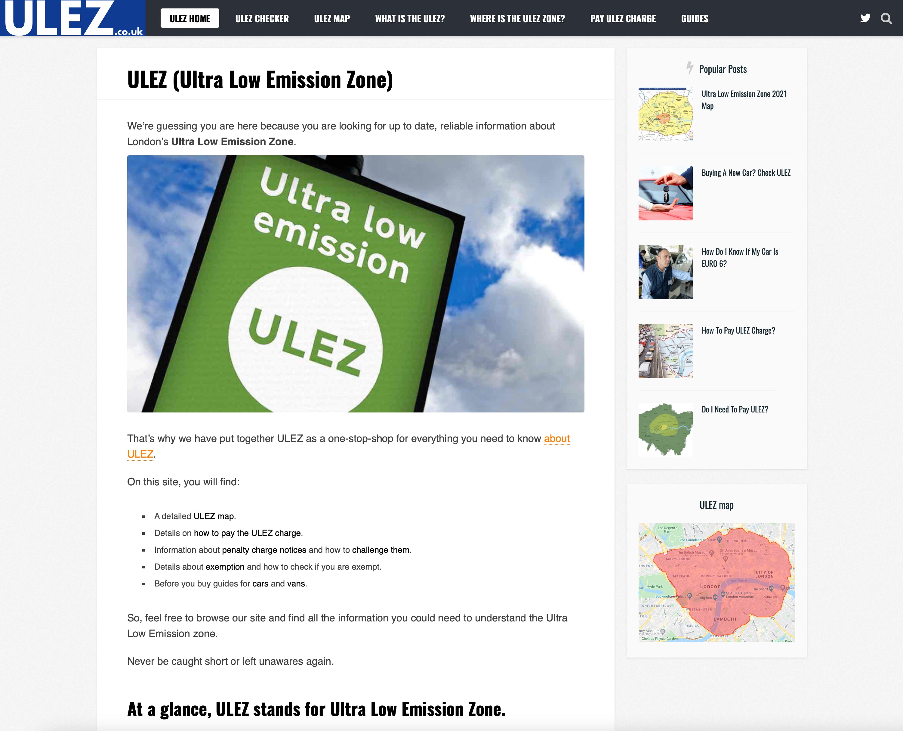 ULEZ Checker media 1