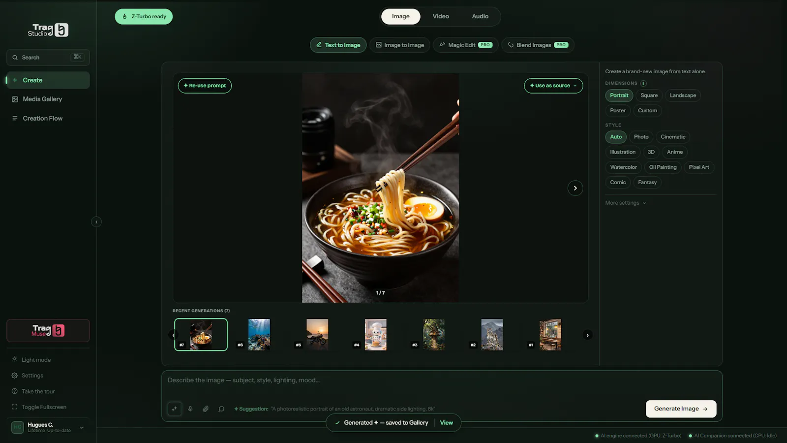 Trag Studio screenshot 3