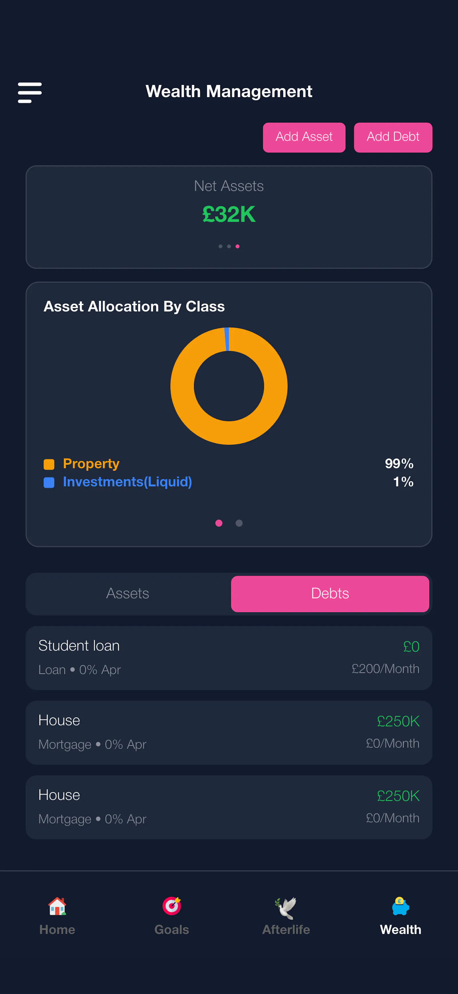 Wealth Tracker pro screenshot 5