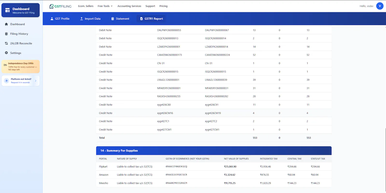 GSTFiling screenshot 4