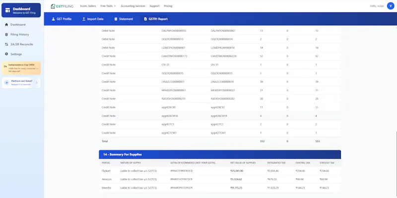 GSTFiling screenshot 4
