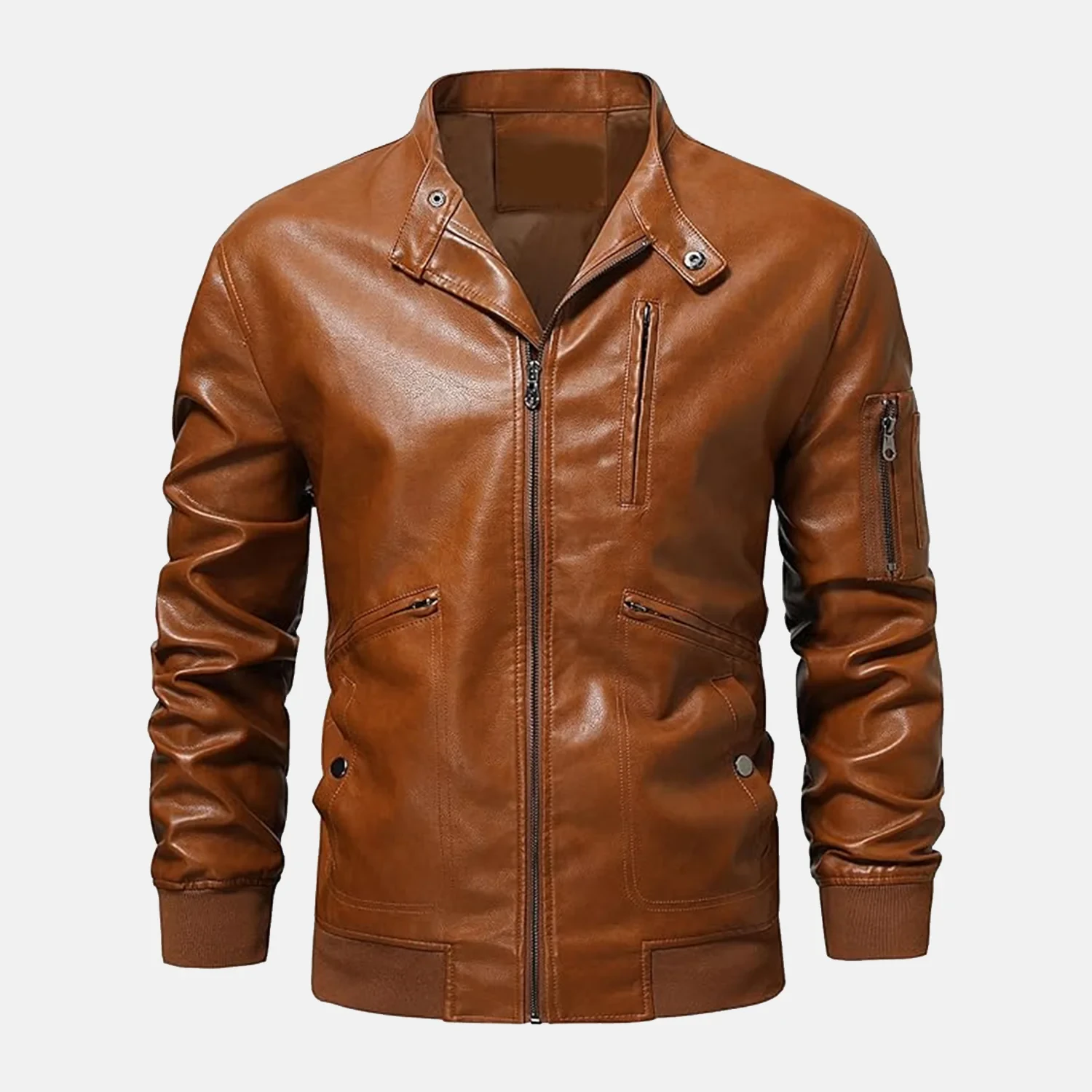 Leather Bomber Jacket Men Canada logo